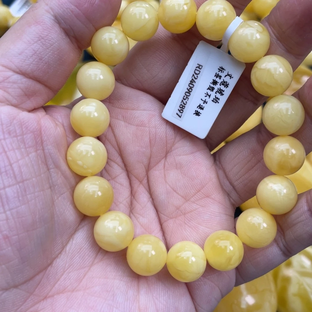 琥珀裸石未镶嵌琥珀蜜蜡11m m