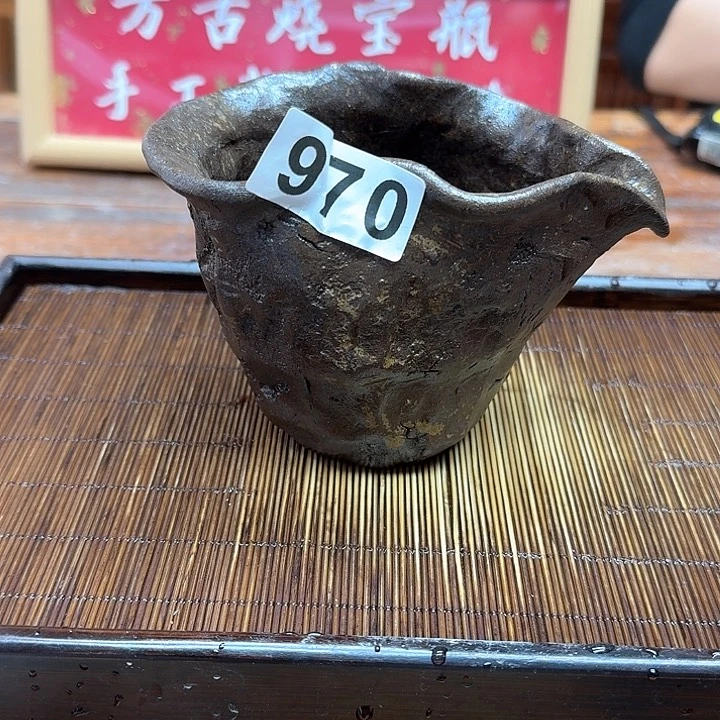 纯手工制作粗陶茶具