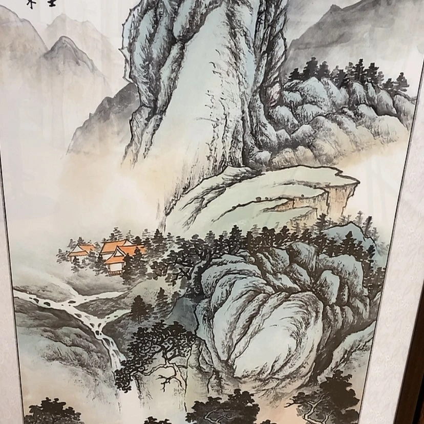 【闪购商品】国画手绘国画带框123.63