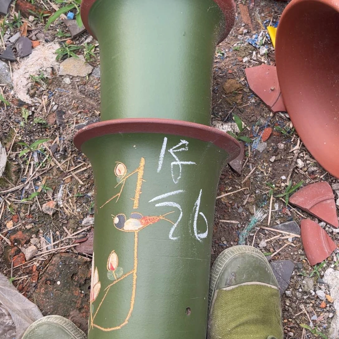 紫砂花瓶紫砂花盆