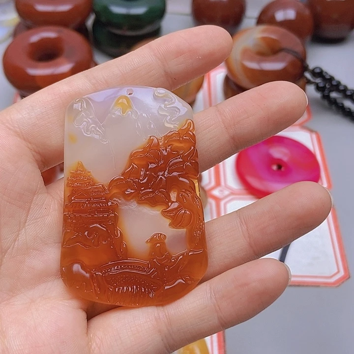 【闪购商品】玛瑙/玉髓未镶嵌珠宝半成品你****天
