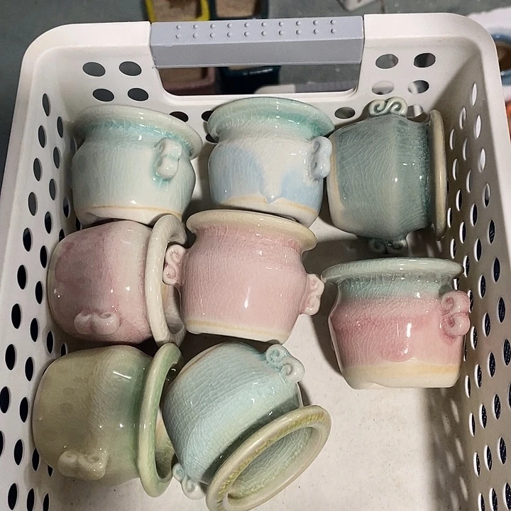 红陶【满10米包邮默认微瑕疵】6个浮力