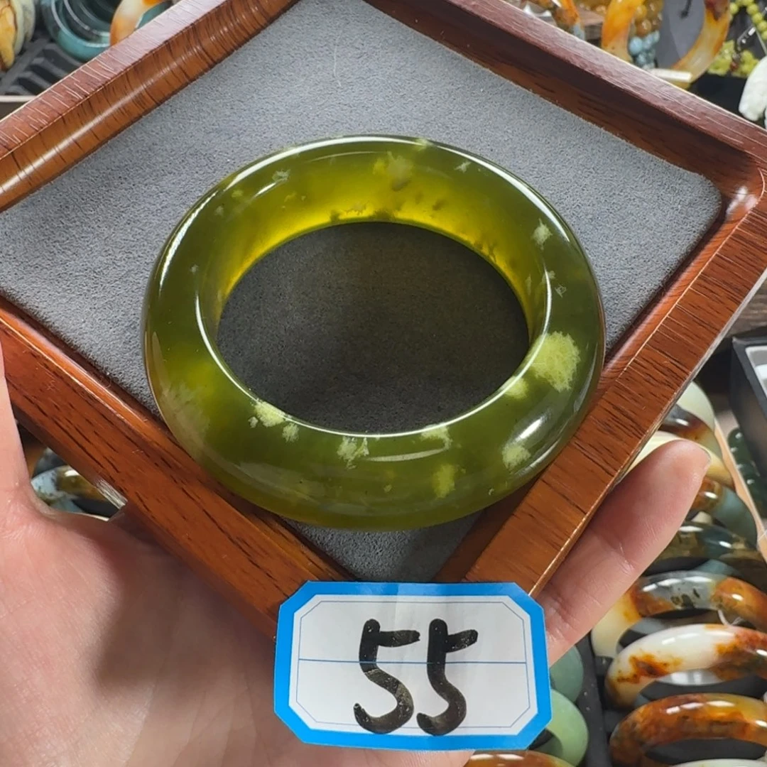 蛇纹石玉合金手镯