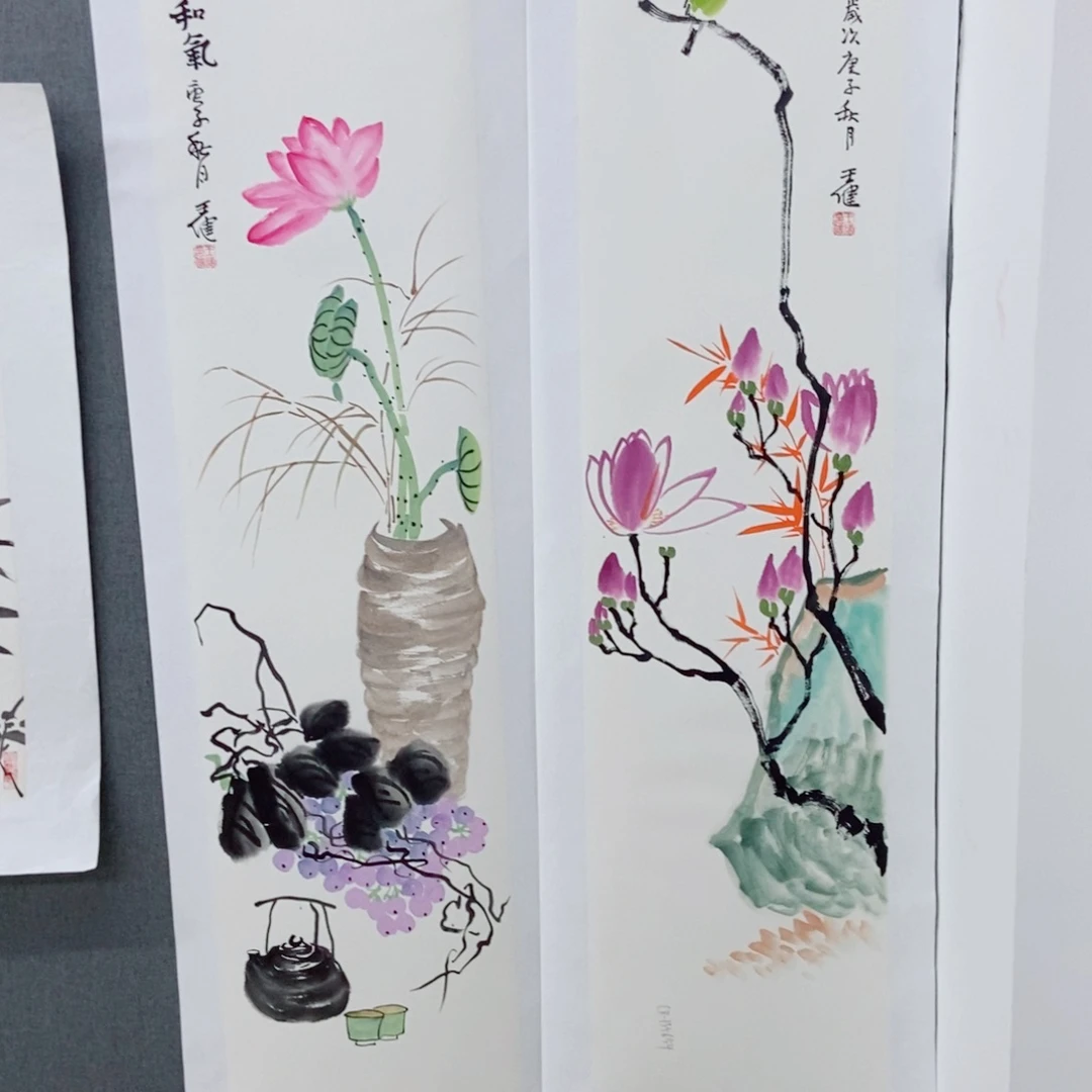 冷***声国画手写手绘国画8