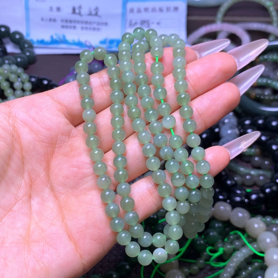 和田玉未镶嵌颈饰卡6