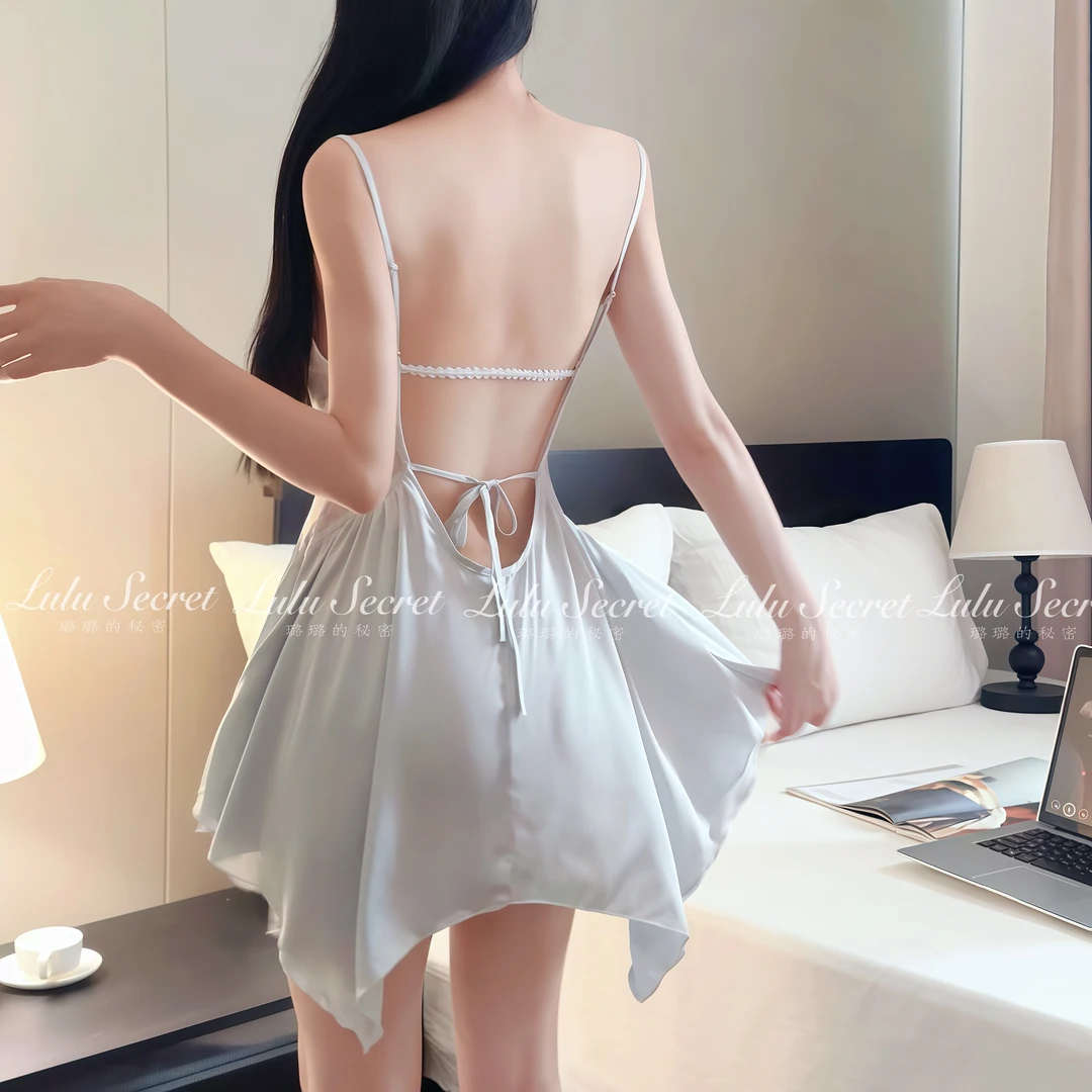 【浪漫芭蕾】璐璐的秘密高定轻奢睡衣2025秋季新款薄款睡裙家居服