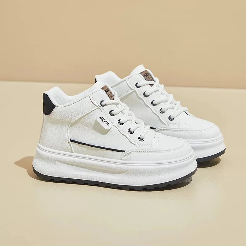 女生秋新款高帮时尚休闲板鞋ZY1821