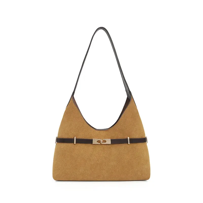 新款腰带式搭扣简约单肩腋下包百搭手提托特包包