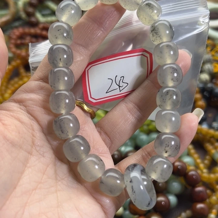 蛇纹石玉未镶嵌手链