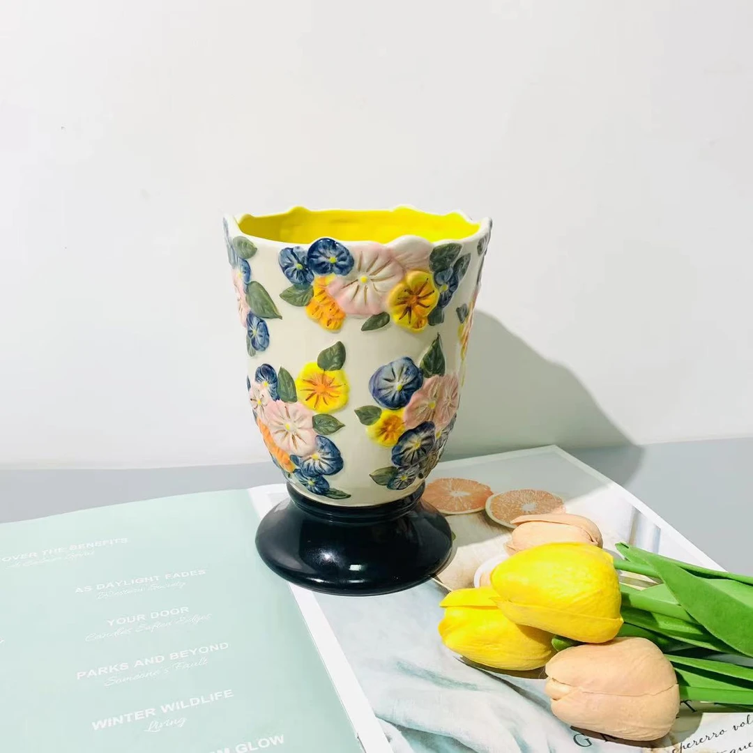 【精选】富雅人生系列陶瓷筷子筒收纳筒陶瓷家用碗