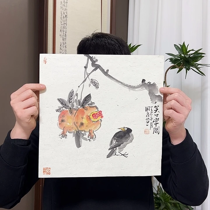 国画唐国良  手绘原创