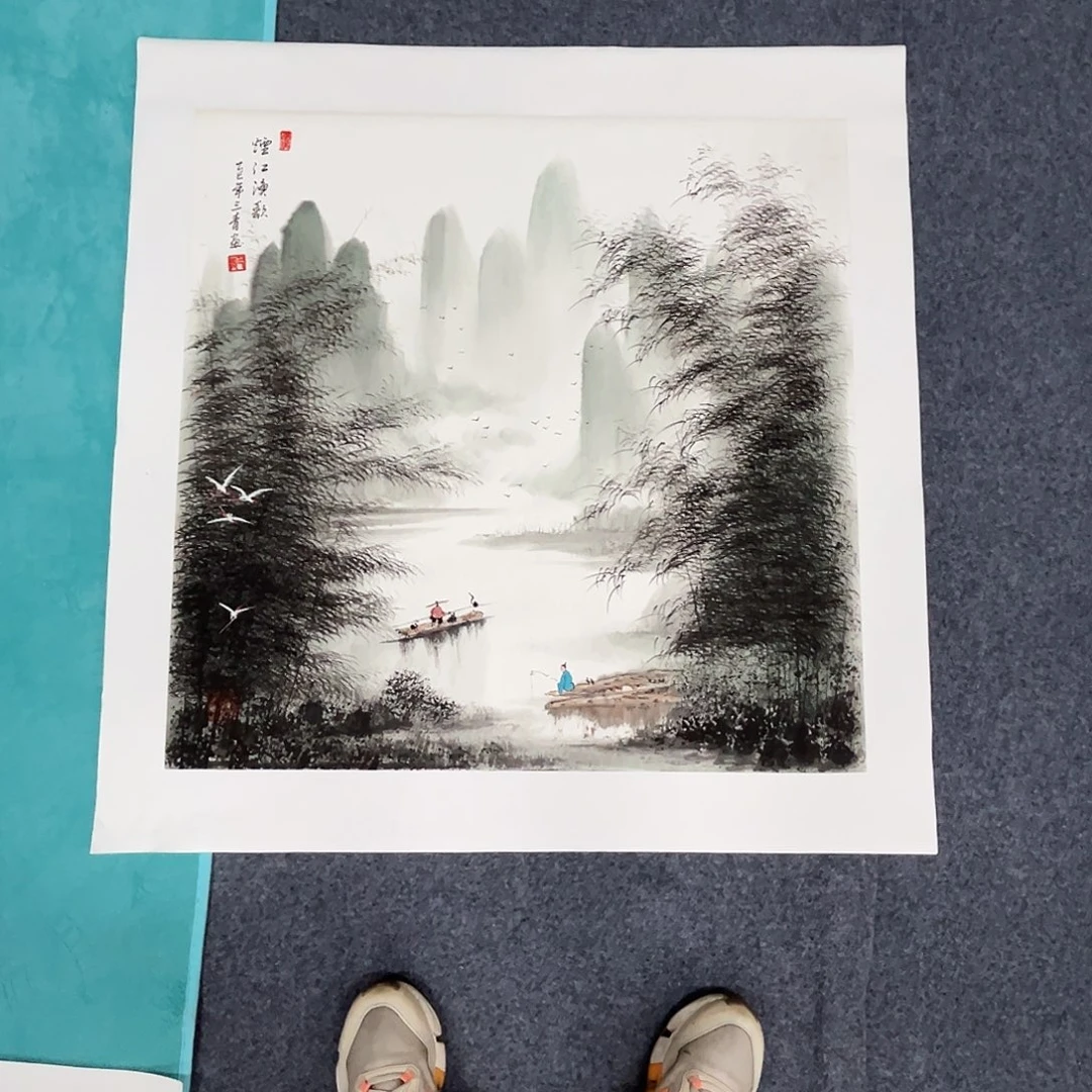 国画精品手绘作品