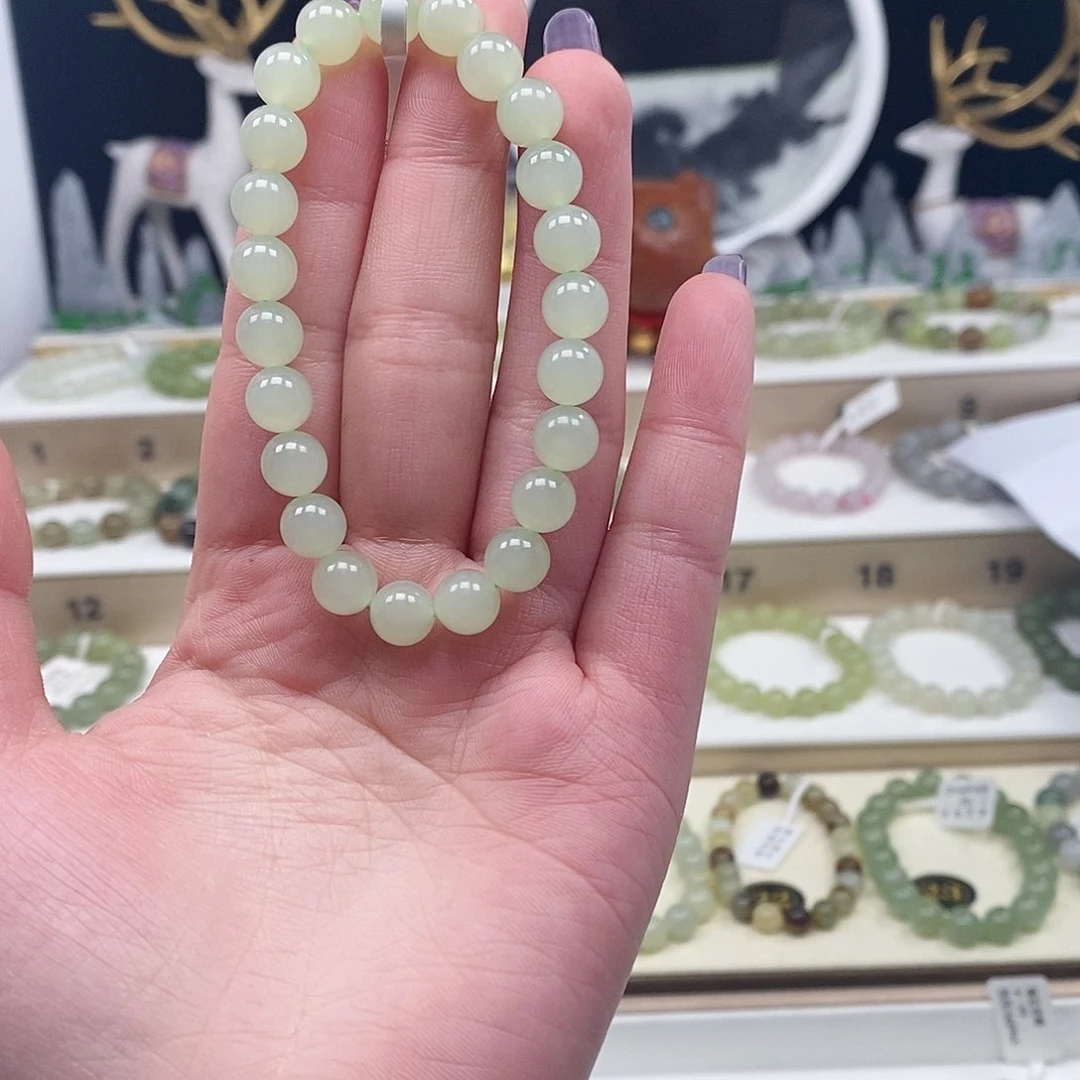 未镶嵌手链和田玉葡***水