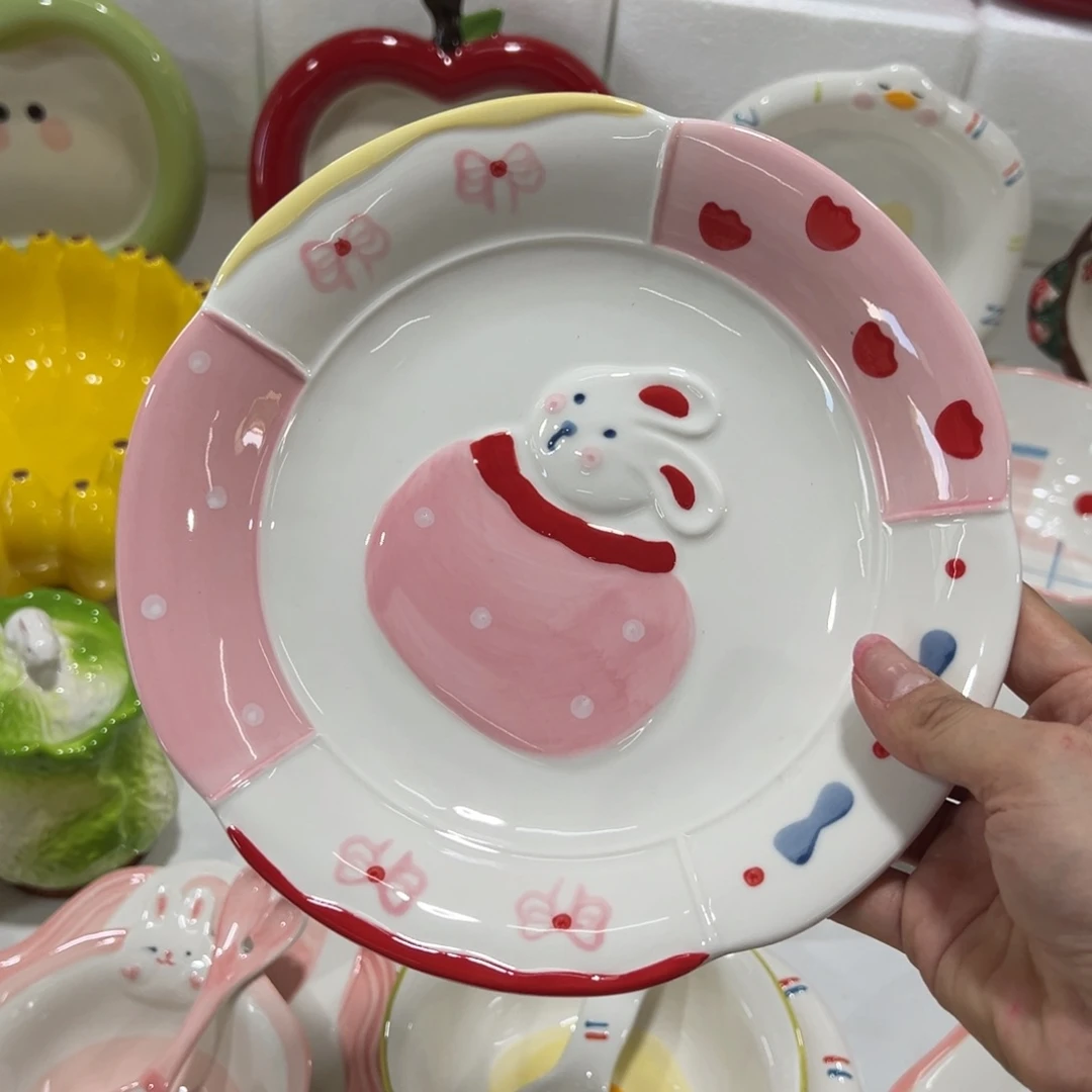 摆件高温陶瓷釉下彩正品！