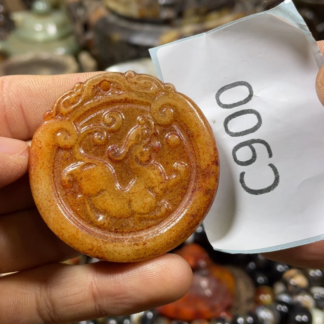 和田玉吊坠(不含链)未镶嵌