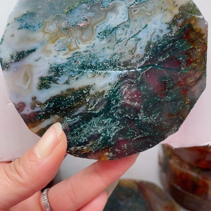 定制玛瑙孙*霞定制水草玛瑙手镯