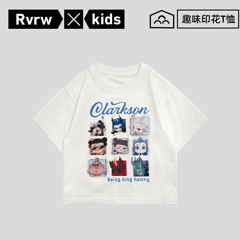 短袖T恤卡通动漫夏季儿童可爱萌趣时尚百搭圆领休闲童装 XY-BK835