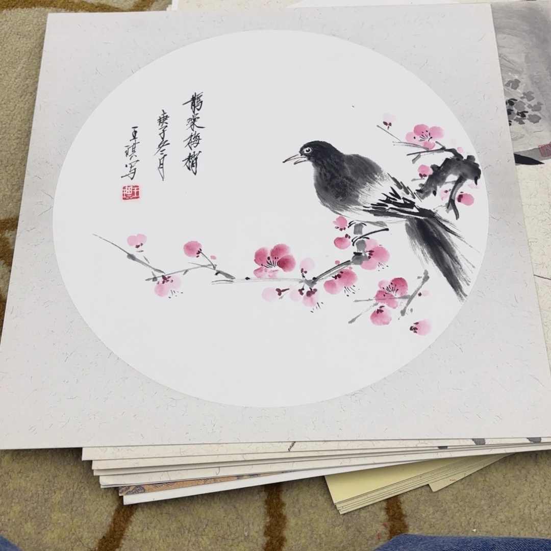 国画38-38卡纸作品童