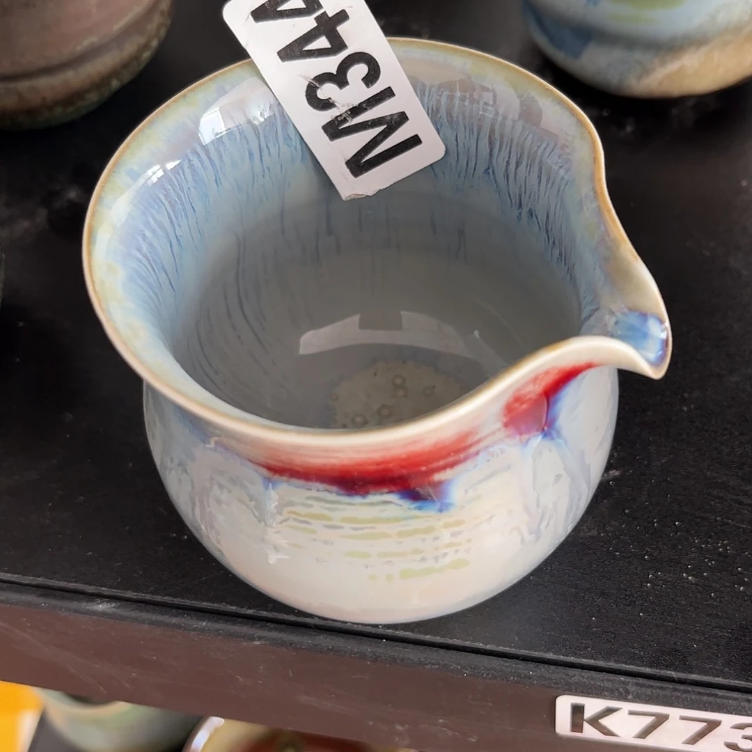白泥茶杯周*美陶瓷艺术