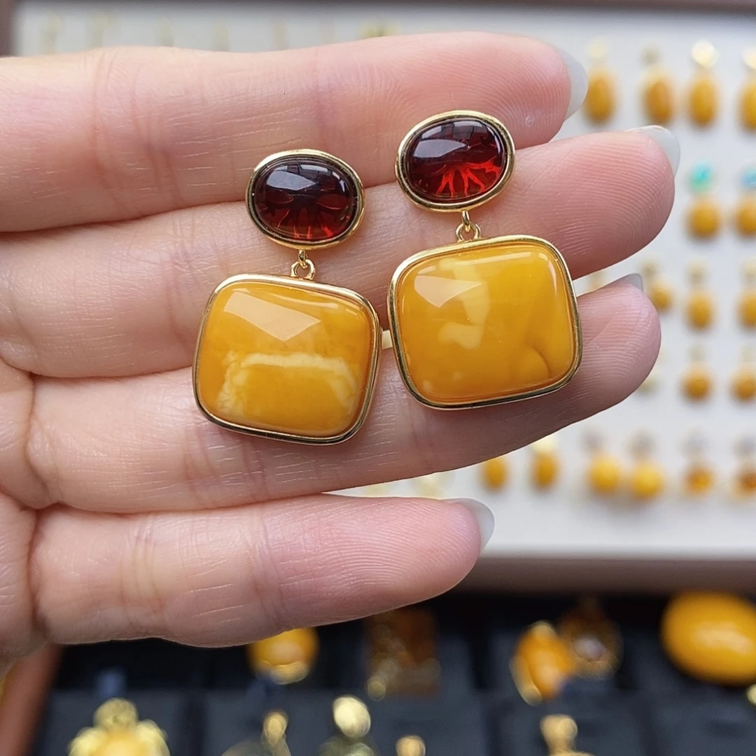 琥珀未镶嵌裸石成品