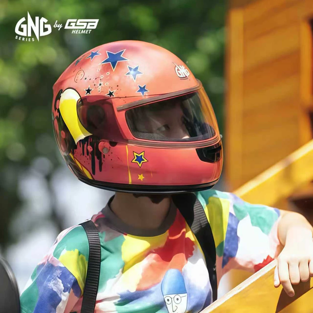GSB-GNG341高品质儿童卡丁车摩托机车电动头盔适合青少年