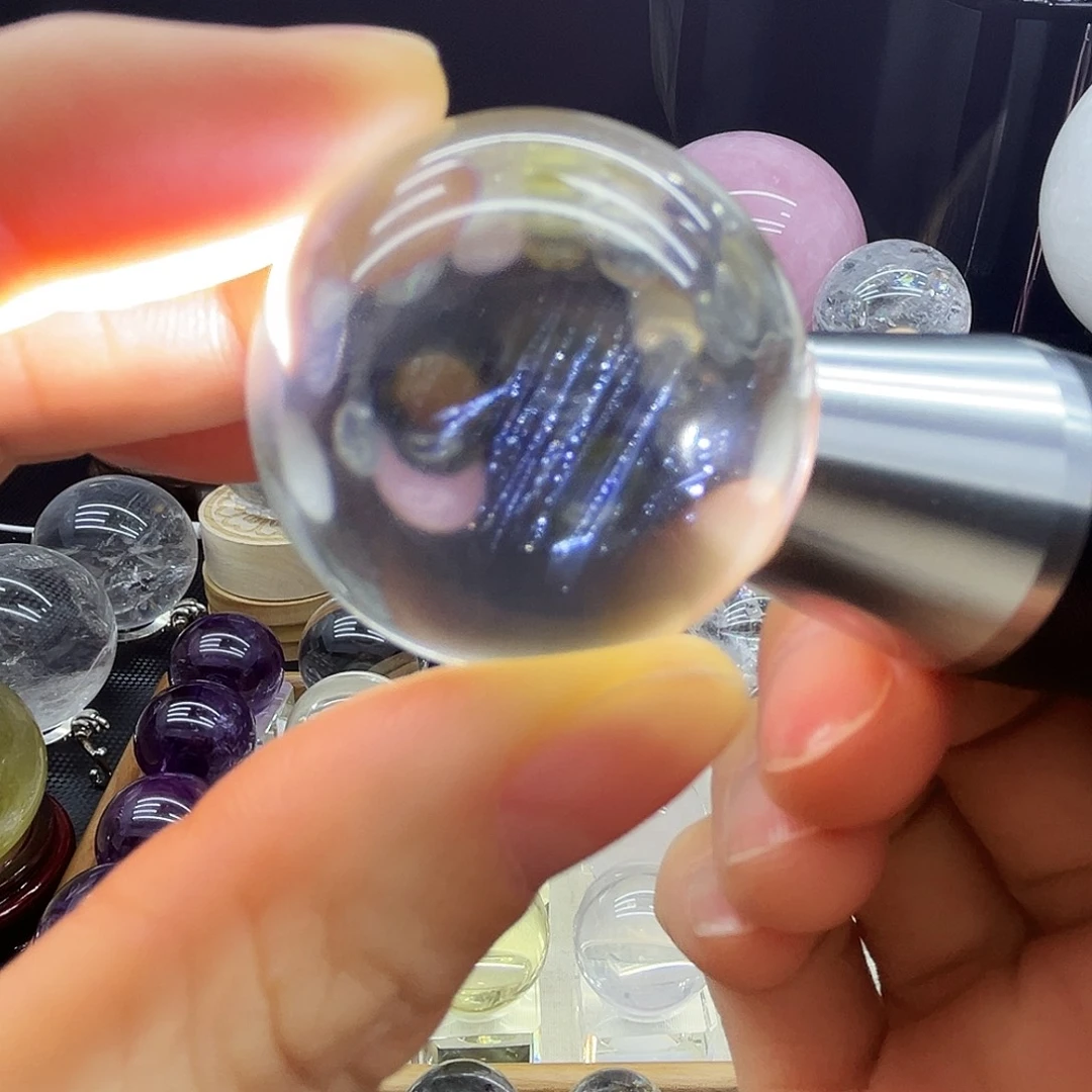 珠宝半成品未镶嵌水晶3.45公分