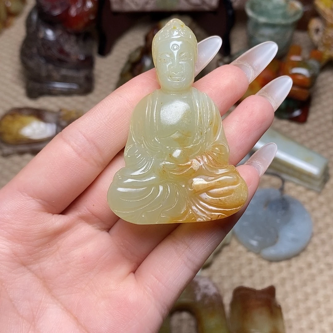 未镶嵌蛇纹石玉颈饰