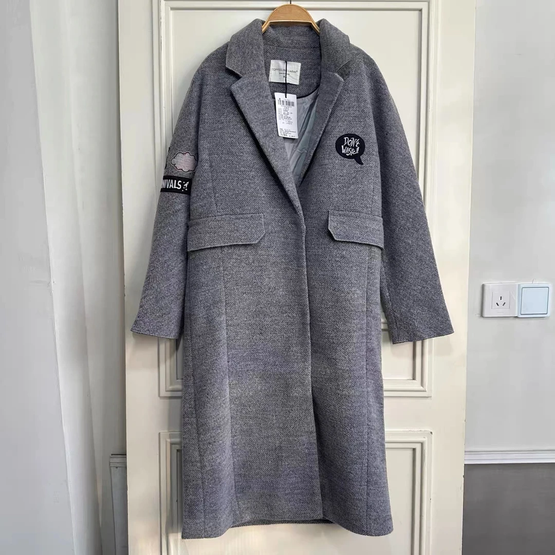 【商场正品】Y39新款女秋冬高领高端厚款精品外套