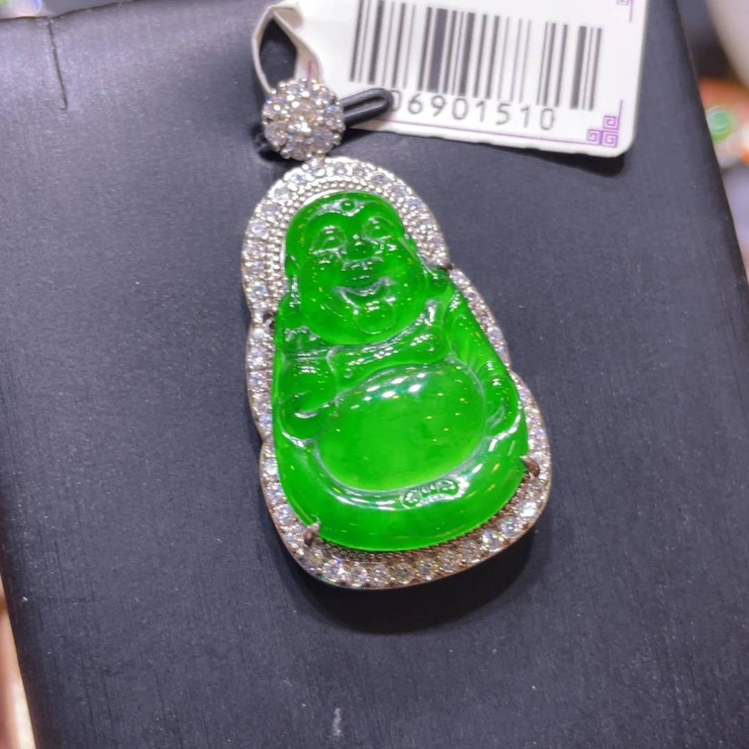 翡翠未镶嵌颈饰吊坠