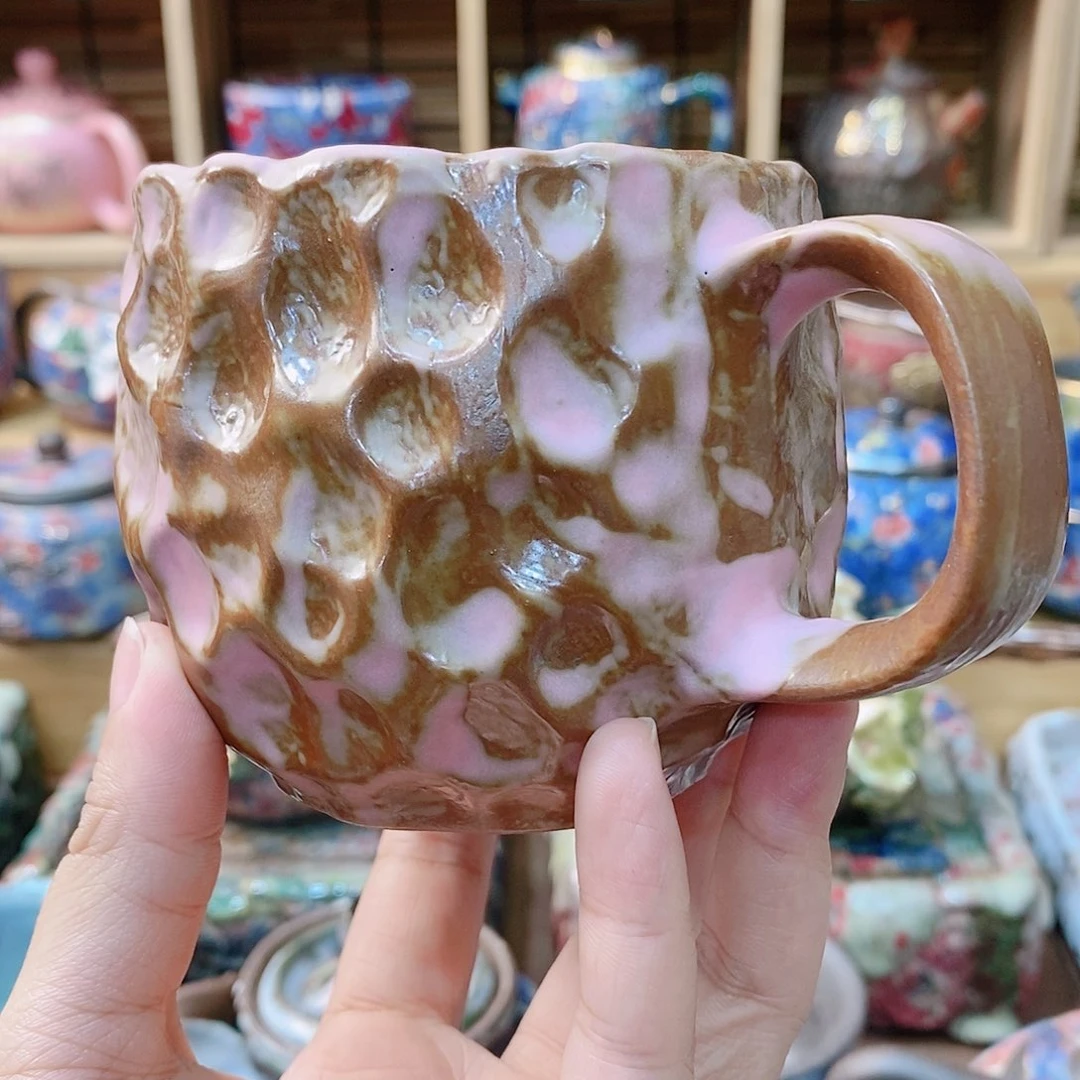 欲***能粗陶志野茶器柴烧
