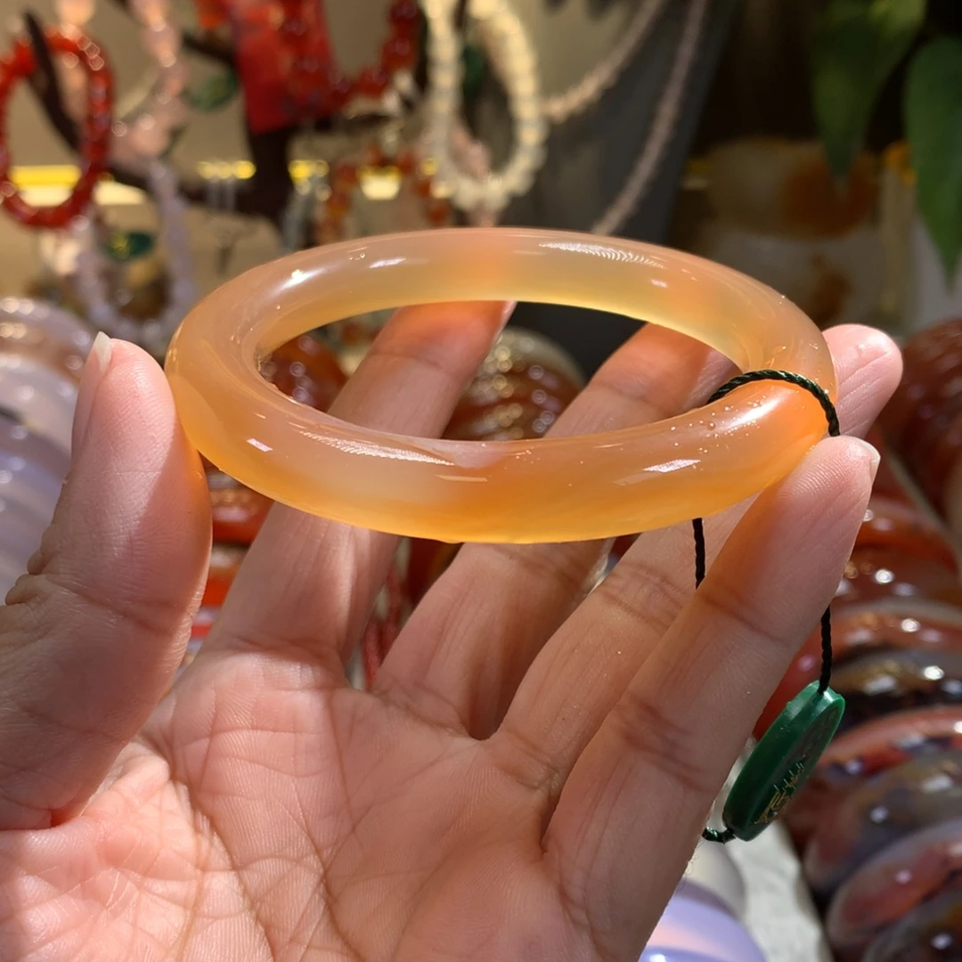 玛瑙/玉髓未镶嵌手镯43号