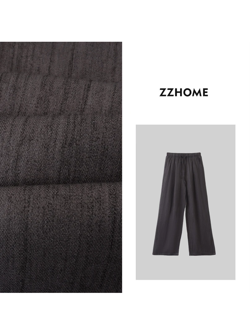 ZOZO HOME ｜肌理之美新古典花纹悬垂拖地裤q170840p