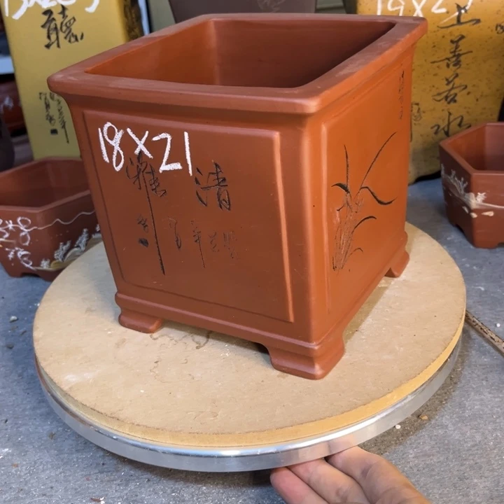 紫砂花盆紫砂花盆