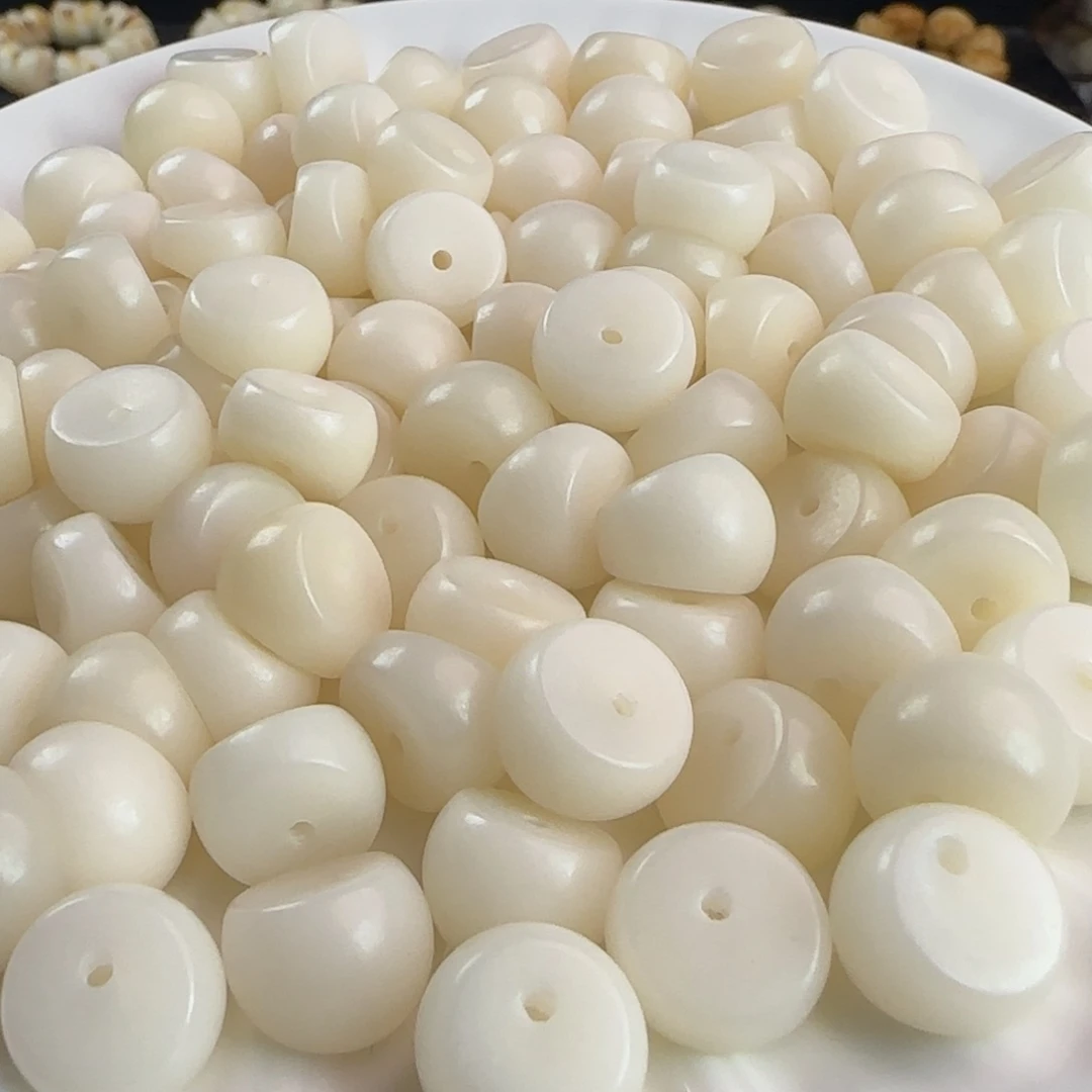 菩提根/象牙果手串卡13白色大肠100颗卡牌➕20颗