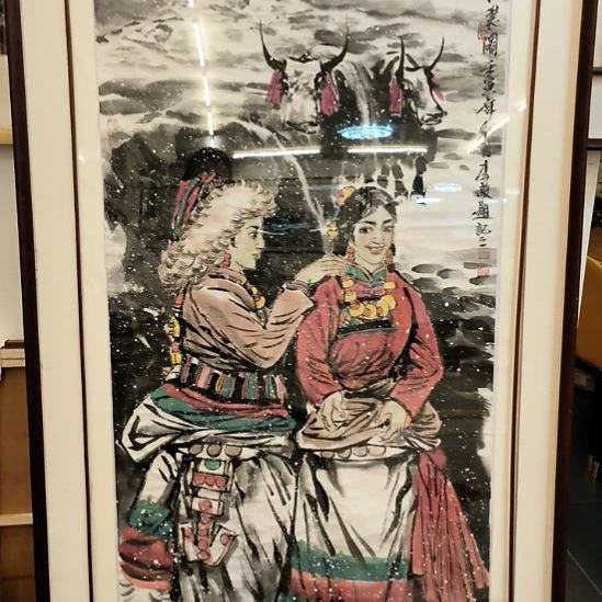 国画8平尺人物画作精品