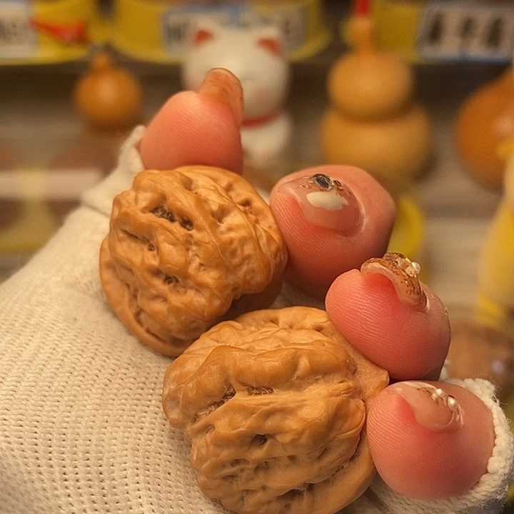 吊坠文玩核桃小蛙蛙文玩核桃把件