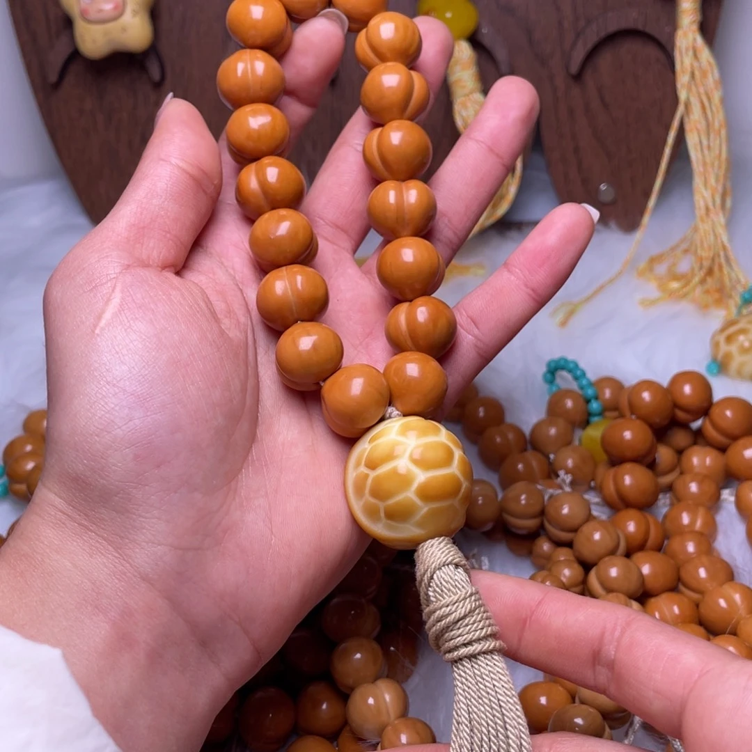 猴头核桃吊坠16手工柯基屁桃手持