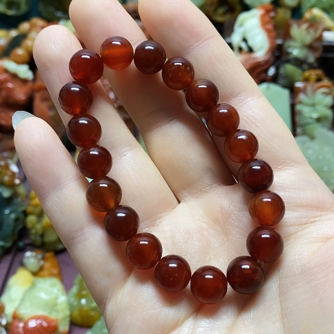 蛇纹石玉未镶嵌手链