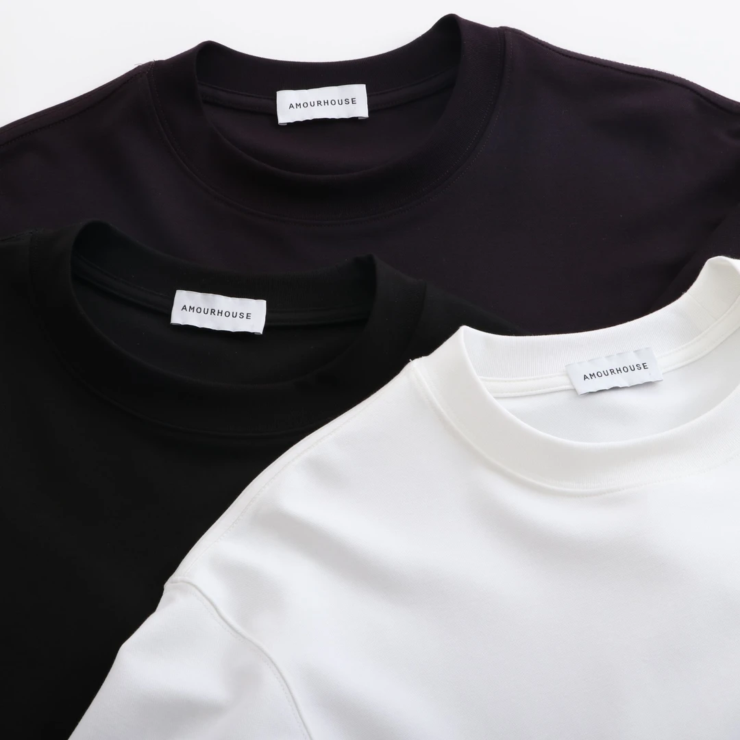 2025秋冬加绒莫代尔长袖圆领宽松时尚百搭品质T恤