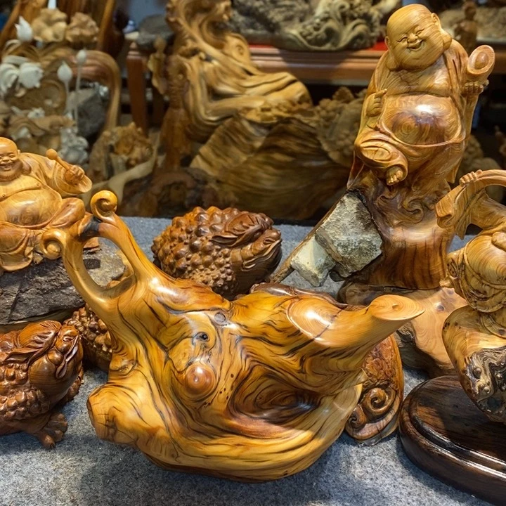 柏木（崖柏）漆**阁太行把把壶