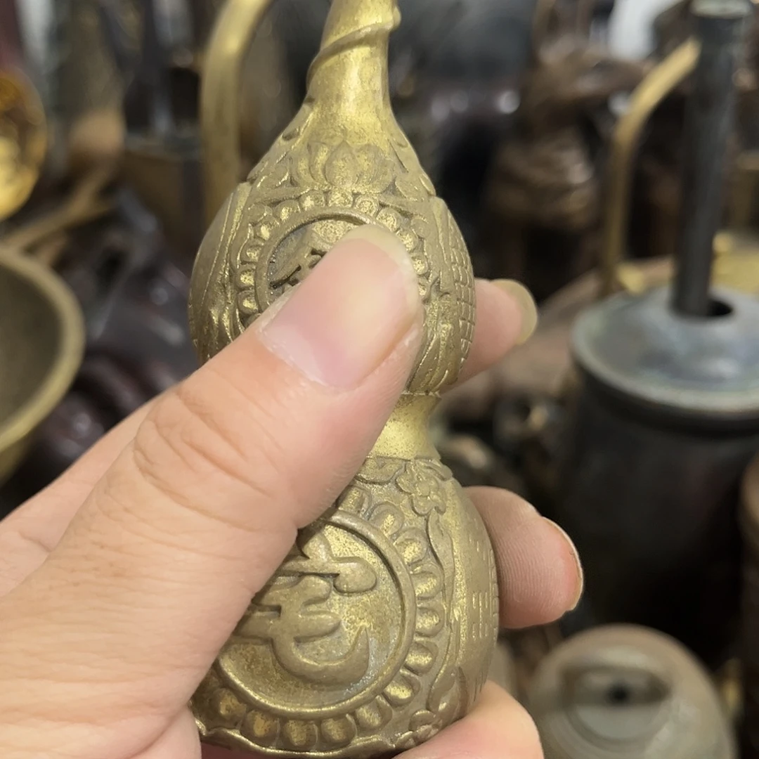 随***缘闪电购铜摆件工艺品