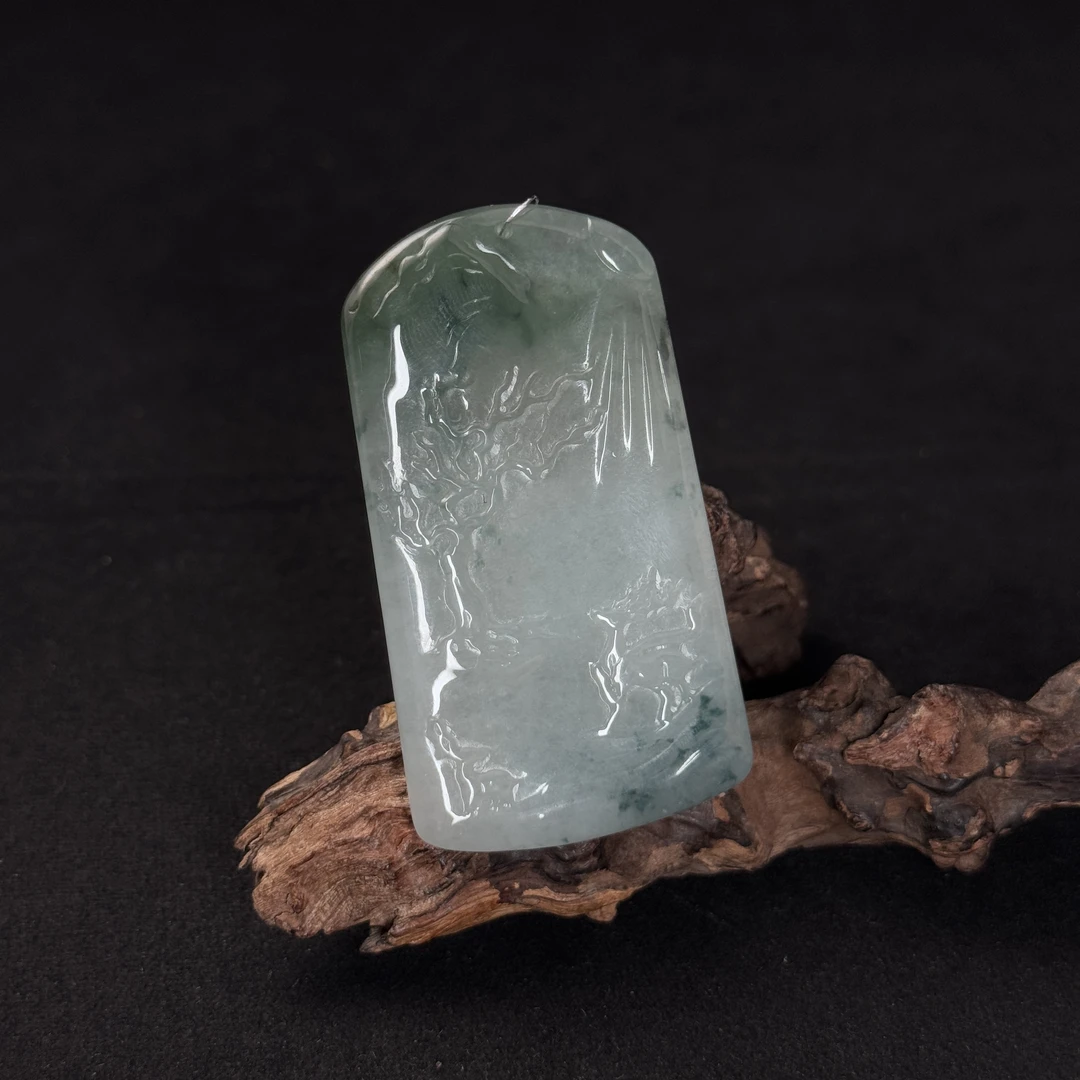 【诚翠拍品第一百一期午】翡翠88吊坠GBL3130