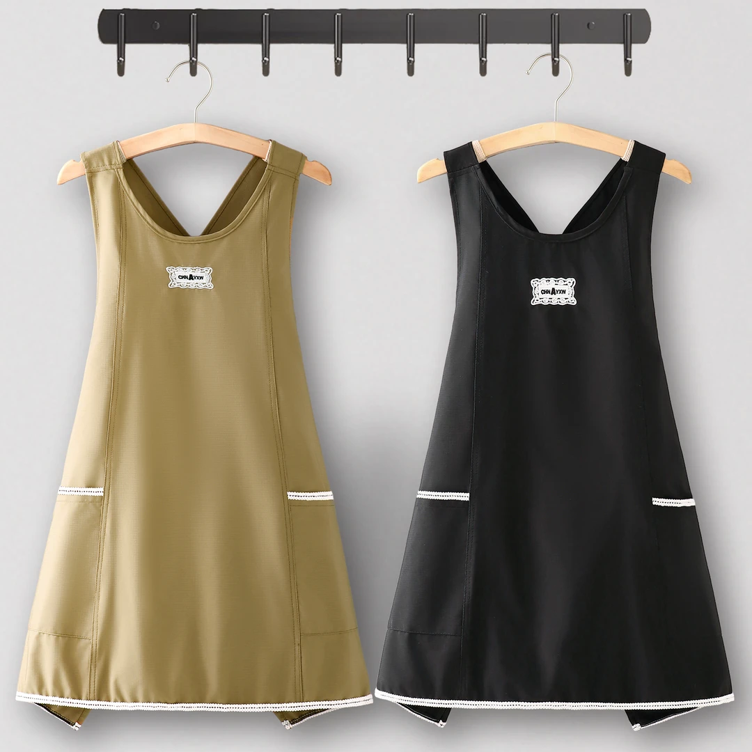 烘焙围裙定制厨房家用广告工作服女餐饮上班专用韩式2025新款做饭