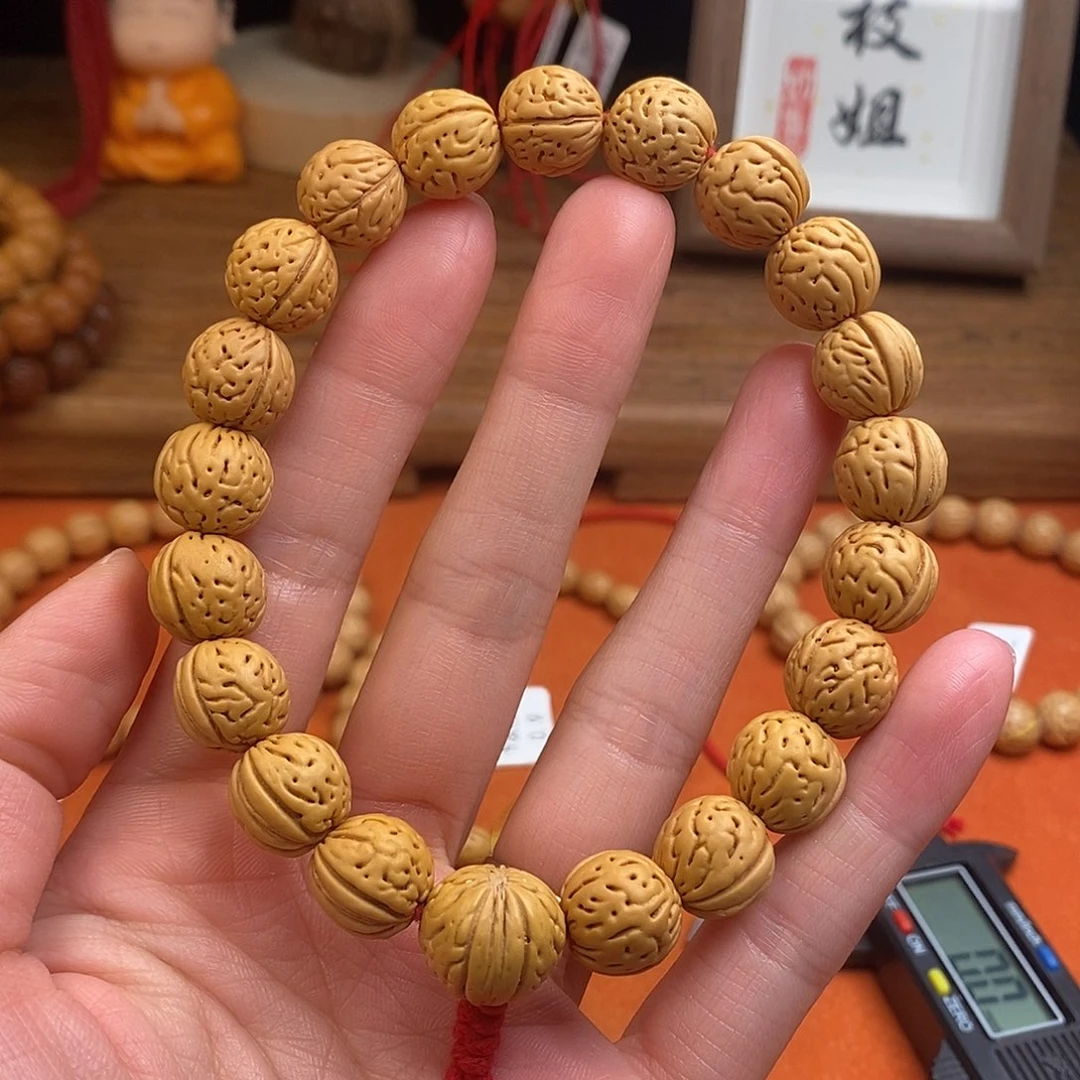 桃核手串荔枝手持13 （尺寸误差0.5之间）