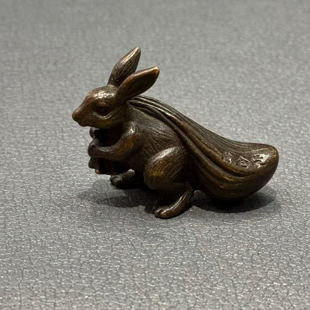 精品铜器摆件老鼠工艺品摆件