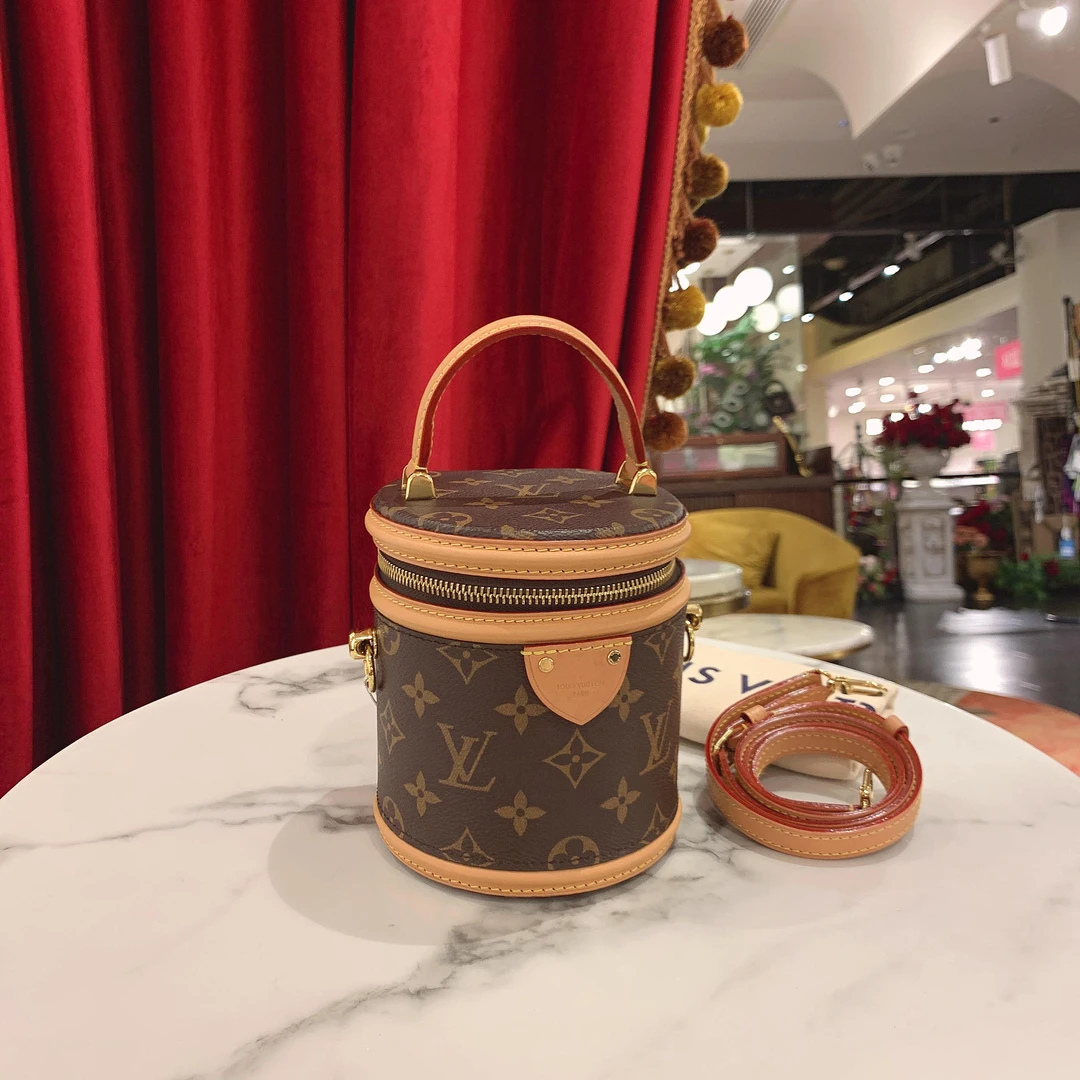 95新 LouisVuitton/路易威登 GGS发财桶nano单肩包芯片款57598730