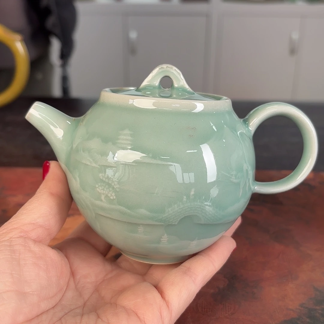 龙泉云间青瓷小米茶器