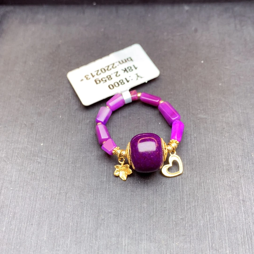 苏纪石（舒俱来）戒指18K金镶嵌