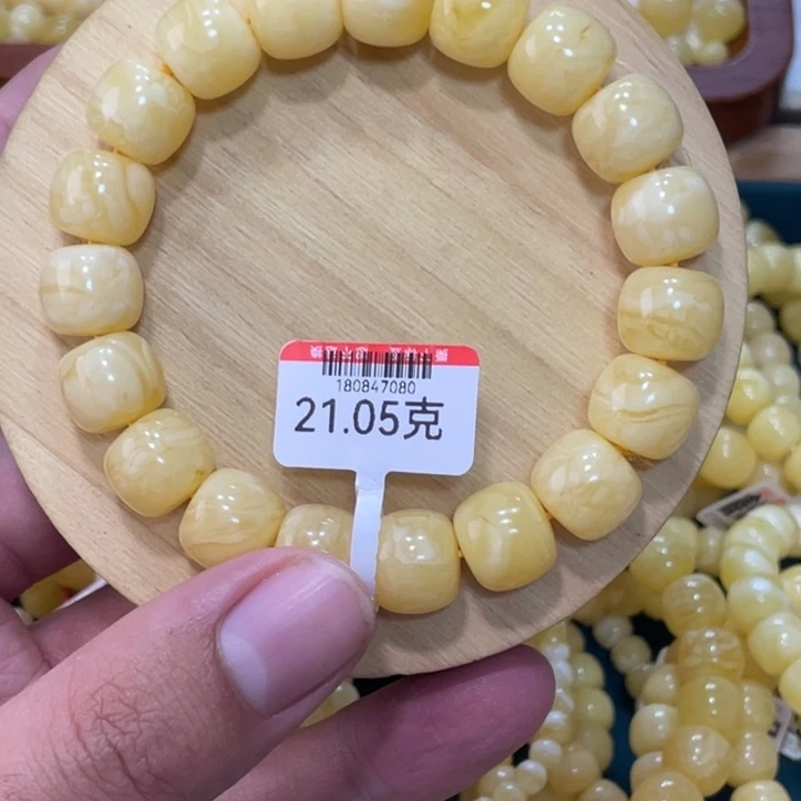 蜜蜡手链未镶嵌小*/蜜蜡