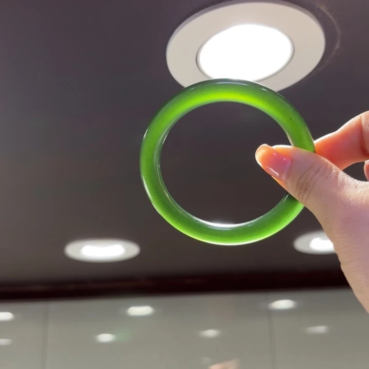 岫玉未镶嵌手镯天然